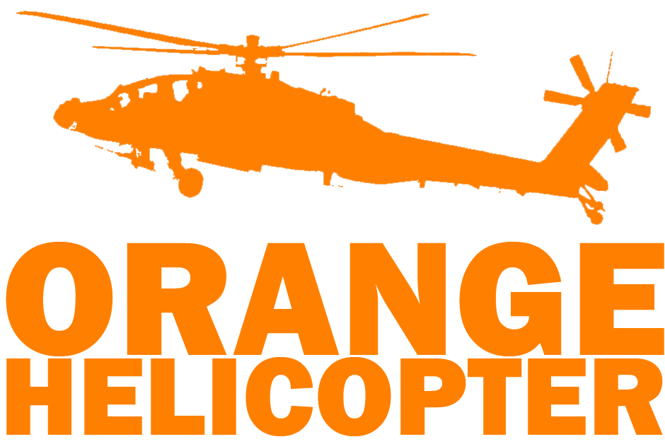 ORANGE HELICOPTER